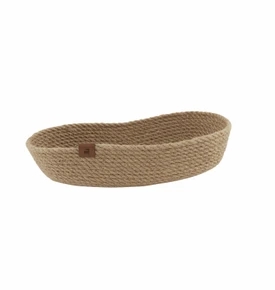 Karaca Home Alba Jute Oval Dekoratif Tabak 37 cm