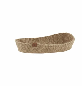 Karaca Home Alba Jute Oval Dekoratif Tabak 32 cm