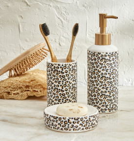 Karaca Home Wild 3 Parça Banyo Seti Zebra