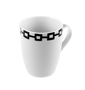 Karaca Monstera Zincir Çizgi Mug 320 Ml