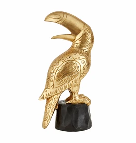 Karaca Home Toucan Bbilo 15.5x10.5x35.5 cm Gold