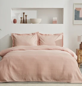 Karaca Home Aurora %100 Pamuk Kopenakili Çift Kişilik Pike Takımı Mint