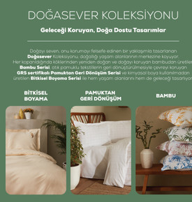 Karaca Home Doğasever Lorena Bambu Tek Kişilik Jakar Pike 160x230 cm Beyaz