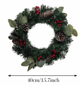 Karaca Home New Year Yılbaşı Pine Kapı Süsü 40 cm