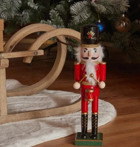 Karaca Home New Year Yılbaşı Nutcracker With Drums 36 Cm