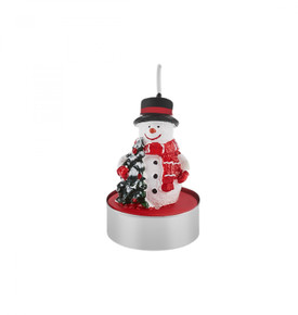 Karaca Home New Year Yılbaşı Snowman 3'lü Tealight Mum 