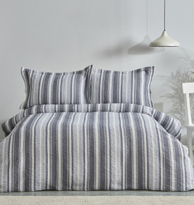 Karaca Home Denim Farley Çift Kişilik Yatak Örtüsü Seti Kırmızı