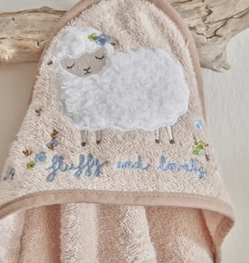 Karaca Home Lovely Sheep Havlu-Kundak-Kese 3'lü Set