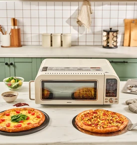 Karaca Vintage Craft Pizza Makinesi ve Airfryer Red