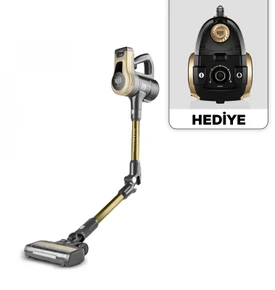 Karaca Vantuz Power Up Pro Dikey Süpürge Black Copper