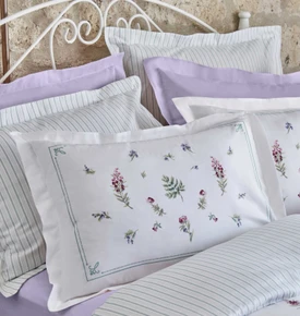 Karaca Home Le Mans Çift Kişilik Percale Nevresim Pike Takımı Lila