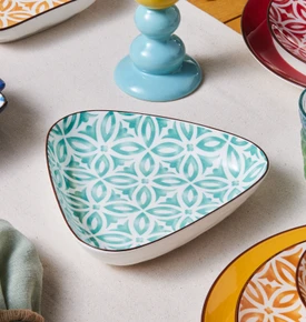 Karaca Jofy Üçgen Tabak 19 Cm Sarı 