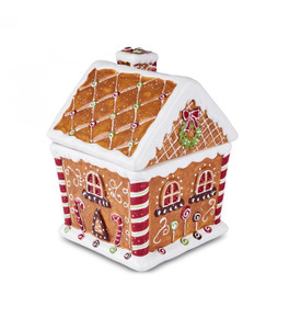 Karaca New Year Yılbaşı Gingerbread House Saklama Kabı 15 Cm 