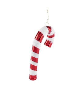 Karaca New Year Yılbaşı 4'lü Set Candy Stick Ağaç Süsü Kırmızı 14 cm