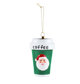 Karaca New Year Yılbaşı Coffe Cup Ağaç Süsü 6,5X6,5X12 cm