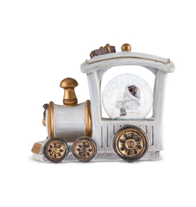 Karaca New Year Yılbaşı Locomotive Kar Küresi 11x6 Cm