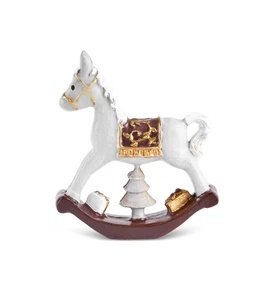 Karaca New Year Yılbaşı Rocking Horse Obje 7 x 2 x 8 cm