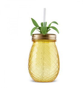 Karaca Ananas Transparent Pipetli Su Şişesi 550 Ml