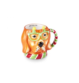 Karaca New Year Yılbaşı Animal Dog Mug 490 Ml