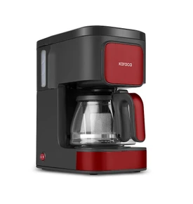 Karaca Just Coffee Aroma 2 in 1 New Year Yılbaşı Filtre Kahve ve Çay Demleme Makinesi Rudolph Red