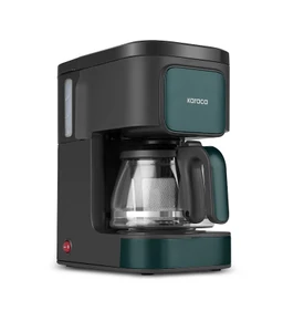 Karaca Just Coffee Aroma 2 in 1 New Year Yılbaşı Filtre Kahve ve Çay Demleme Makinesi Pine Green