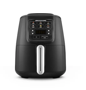 Karaca Air Pro Cook Köz Steel XL Çelik Hazneli Airfryer Black Silver