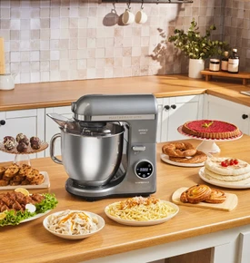 Karaca Mastermaid Chef Ultra D2000W Dijital Ekranlı Hamur Yoğurma Makinesi Starlight 7L