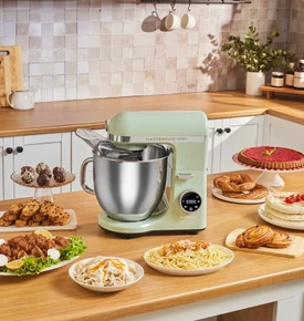 Karaca Mastermaid Chef Ultra D2000W Dijital Ekranlı Hamur Yoğurma Makinesi Starlight 7L