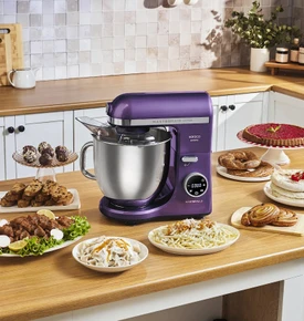 Karaca Mastermaid Chef Ultra D2000W Dijital Ekranlı Hamur Yoğurma Makinesi Matte Black 7L