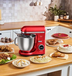 Karaca Mastermaid Chef Ultra D2000W Dijital Ekranlı Hamur Yoğurma Makinesi Starlight 7L