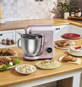 Karaca Mastermaid Chef Ultra D2000W Dijital Ekranlı Hamur Yoğurma Makinesi Matte Black 7L