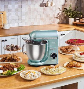 Karaca Mastermaid Chef Ultra D2000W Dijital Ekranlı Hamur Yoğurma Makinesi Galaxy Grey 7L 