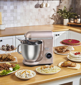 Karaca Mastermaid Chef Ultra D2000W Dijital Ekranlı Hamur Yoğurma Makinesi Galaxy Grey 7L 
