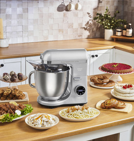 Karaca Mastermaid Chef Ultra D2000W Dijital Ekranlı Hamur Yoğurma Makinesi Galaxy Grey 7L 