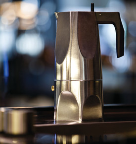 Alessi Ossidiana Espresso Kahve Makinesi 150 ml Siyah