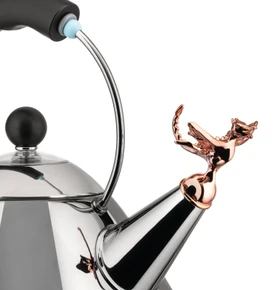 Alessi Kettle Tea Rex 2 Lt Siyah