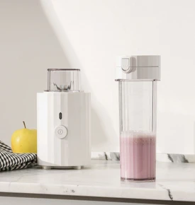 Alessi Plisse Smoothie Blender 550 ml Beyaz