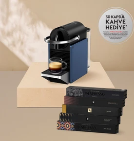 Nespresso D62 Pixie Gümüş Kahve Makinesi