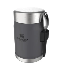 Stanley Legendary Food Jar 0,40L Kaşıklı Charcoal