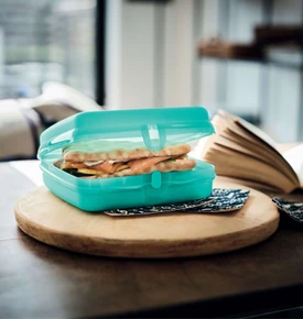 TUPPERWARE SANDVİÇ KUTUSU MAVİ