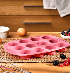 Emsan Silikon Muffin Kalıbı Yeşil