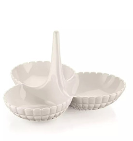 Guzzini Tiffany 3'lü Çerezlik Şeffaf