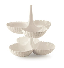 Guzzini Tiffany 2 Katlı Çerezlik Mavi 