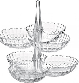 Guzzini Tiffany 2 Katlı Çerezlik Açık Krem