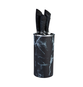 Karaca Black Marble 6 Parça Bıçak Seti