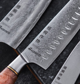 Karaca Virtuoso Rudis Damascus Santoku Bıçağı