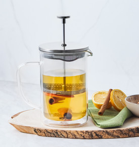 Karaca Pia Çift Cidarlı Borosilikat Cam French Press 800 ml Gold
