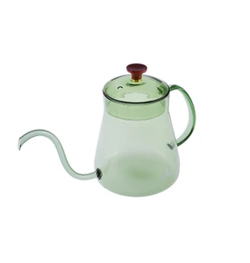 Karaca Martina Borosilikat Cam Coffe Kettle Green 600 ml