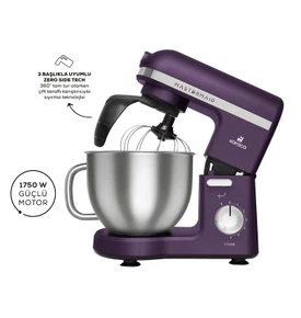 Karaca Mastermaid Chef Pro Çift Kollu Stand Mikser Grape Purple 1750 W