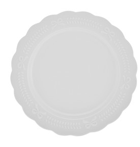 Karaca New Year Yılbaşı 24 Rölyefli Servis Tabağı 27 Cm Kırmızı